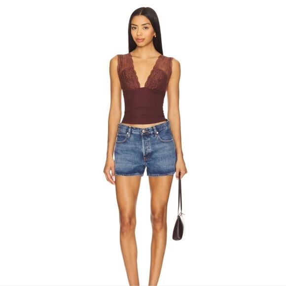 NEW Free People Power Play Cami in Bittersweet/Cocoa - Picture 4 of 7